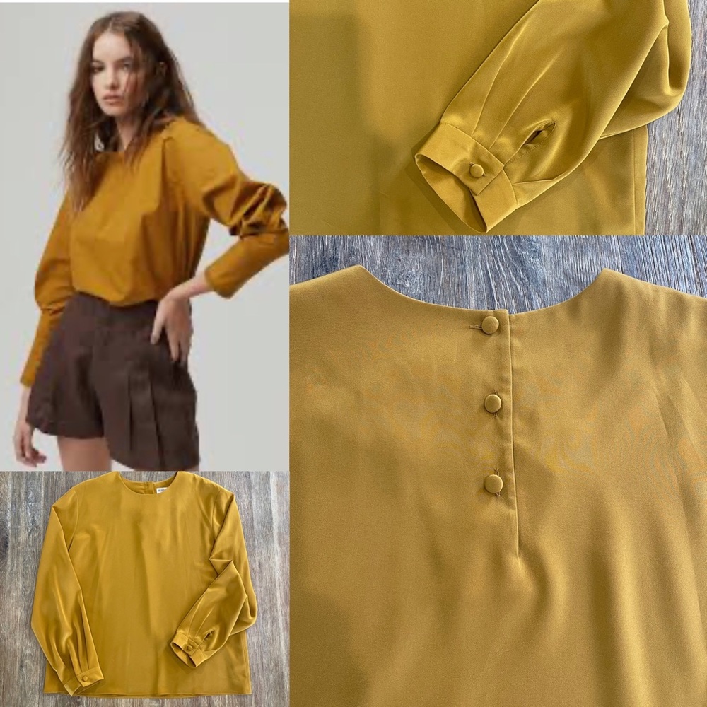 Kasper & Company ALS Long Sleeves Blouse Size 16